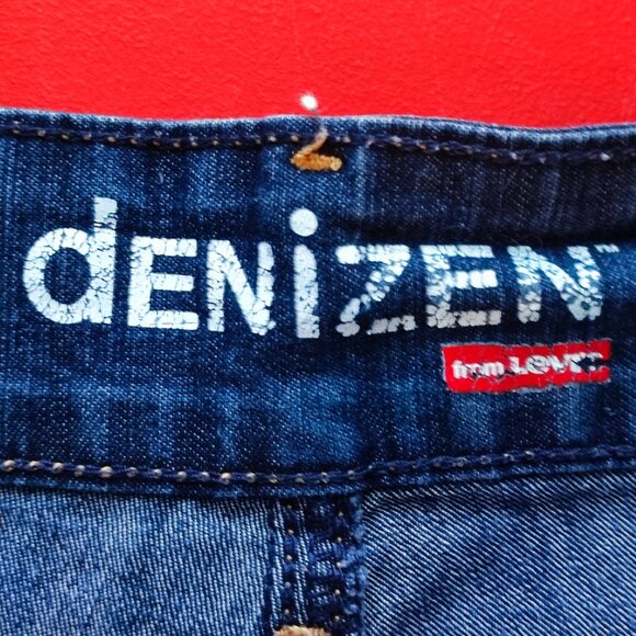 Denizen from Levi's jeans short blue women's size 8 - Picture 5 of 8